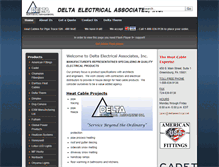 Tablet Screenshot of deltaelectrical.net